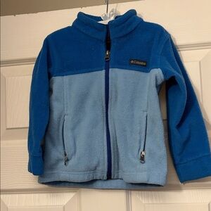 Columbia Kids Two-Tone Blue Fleece Zip Jacket